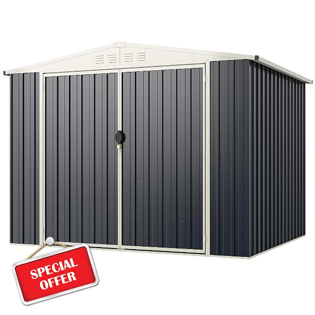 COSTWAY 8 x 6ft Garden Storage Shed