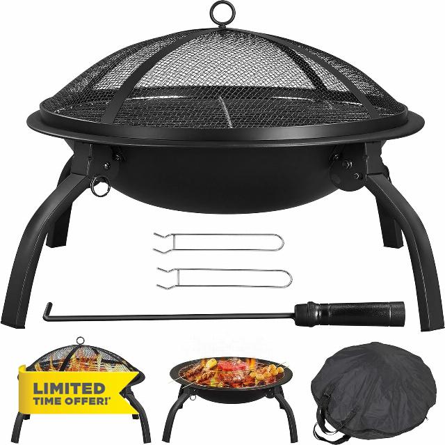 HH Home Hut Fire Pit Folding Portable heater for Outdoors