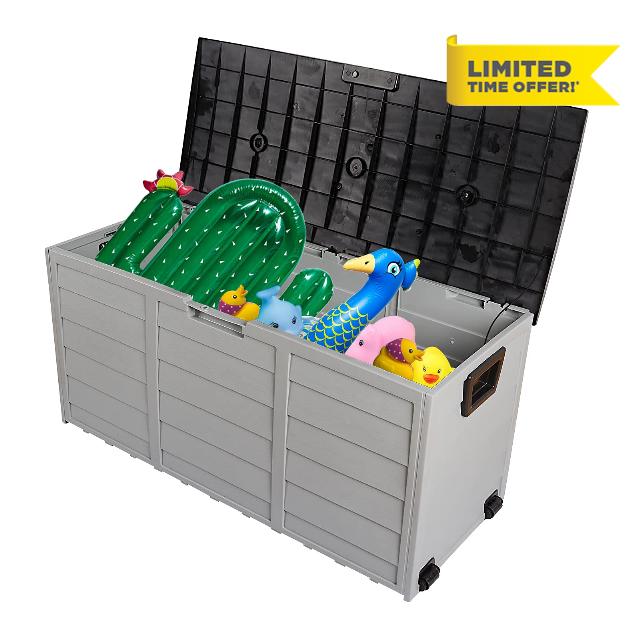 Bonnlo 300L Garden Storage Box with Wheels