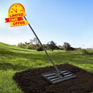 Warmiehomy Garden Rake Lawn Leveling Rake 43*25.4 CM