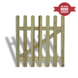 BONAFIDE 3 x 3Ft Wooden Garden Gate