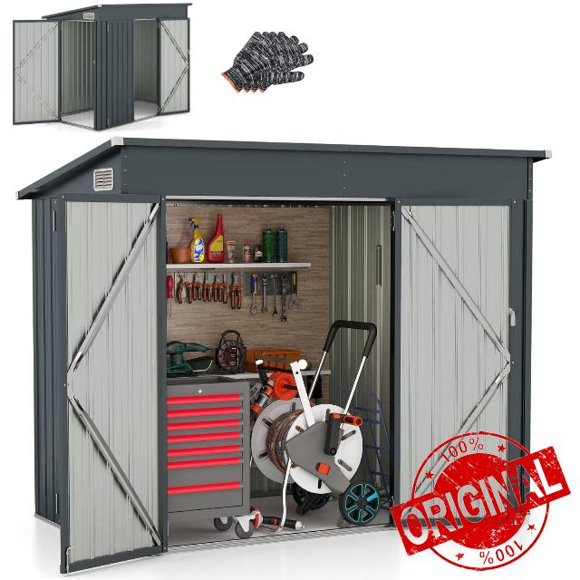 COSTWAY 8 x 4ft Garden Storage Shed