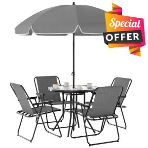 Outsunny 4 Seater Garden Furniture Set