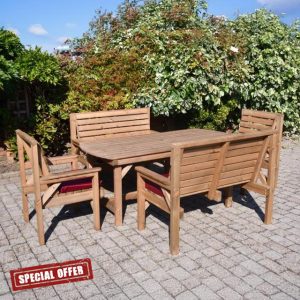 Staffordshire Outbuildings Garden Furniture | Wooden Garden/Patio Set