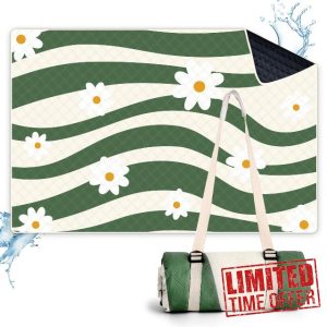 LARUTAN Picnic Blanket Waterproof