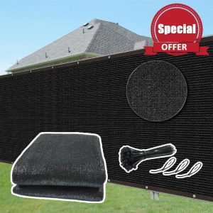 6x32.8ft Privacy Fence Screen with Grommets