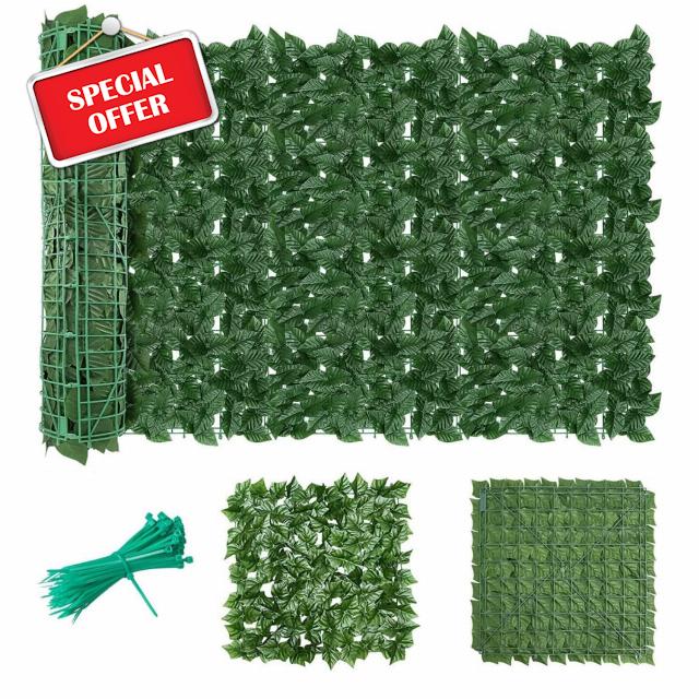 Artificial Ivy Fence Screening 6m x 1m