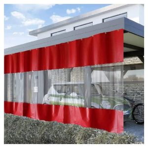 STRMAX Indoor/Outdoor Transparent Curtains