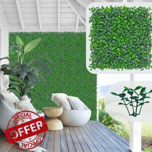 JIANFA 12PCS Artificial Plant Wall Panels