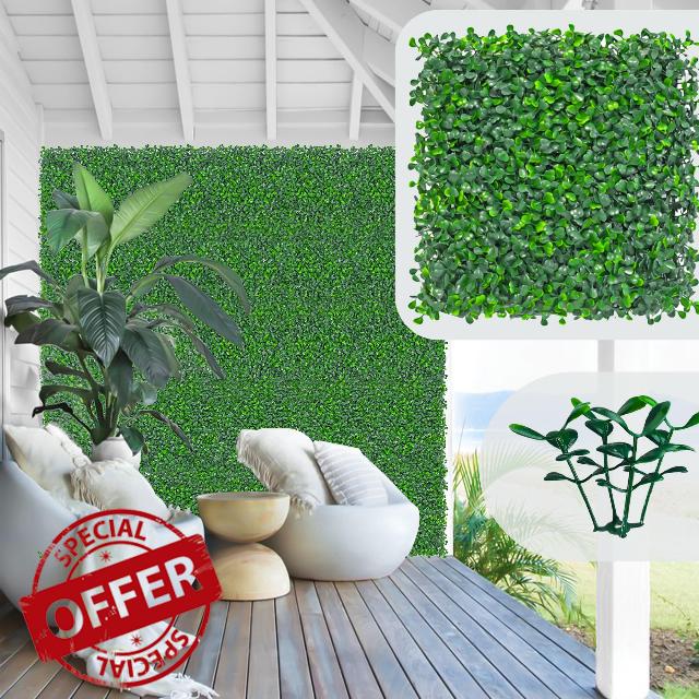 JIANFA 12PCS Artificial Plant Wall Panels