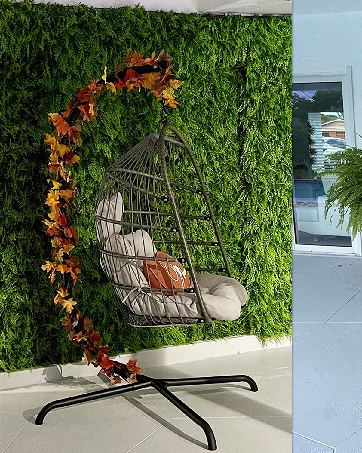 coffee egg chair with stand