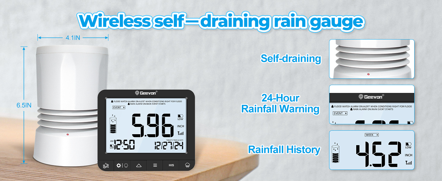rain gauges- outdoor rain gauge
