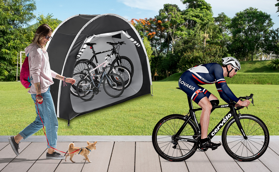 Bicycle tent bicycle shed