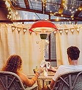 Outsunny 1500W Patio Heater Outdoor Ceiling Mounted Aluminium Halogen Electric Hanging Heating Li...