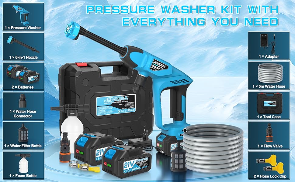 cordless power washer