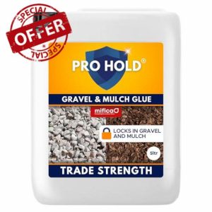 Mifica Prohold Resin Gravel Glue 5L - Trade Strength Solution for Garden gravel