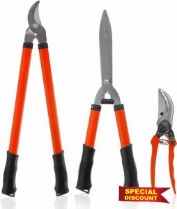 Garden Hedge Clippers & Pruning Shears Set