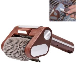 Cordless Rechargeable Electric Grill Brush with LED Spotlight