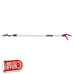 Extendable Loppers | 1.2-2.2m Telescopic Long Extendable Handle Secateurs | Heavy Duty Branch Cutters | for Gardening 10mm Maximum Cutting Diamete