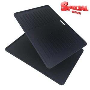 CosmoGrill Reversible Cast Iron BBQ Griddle Plate