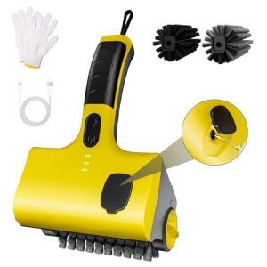 2600mAh Electric Barbecue Brush Cleaner with 2 360° Rotating Head