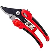 Darlac Ratchet Garden Secateurs DP744 Super Classic Ratchet Pruner - Aluminum Handle - Easy to us...