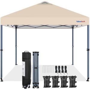 Commercial Shade Shelter w/ 2 Integrated Wheels for Mobility