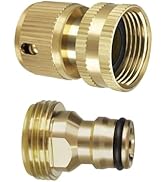 KETTOYA Garden Hose Accessories 3/4 inch Female Quick Connector, Pressure Washer Connector, Water...