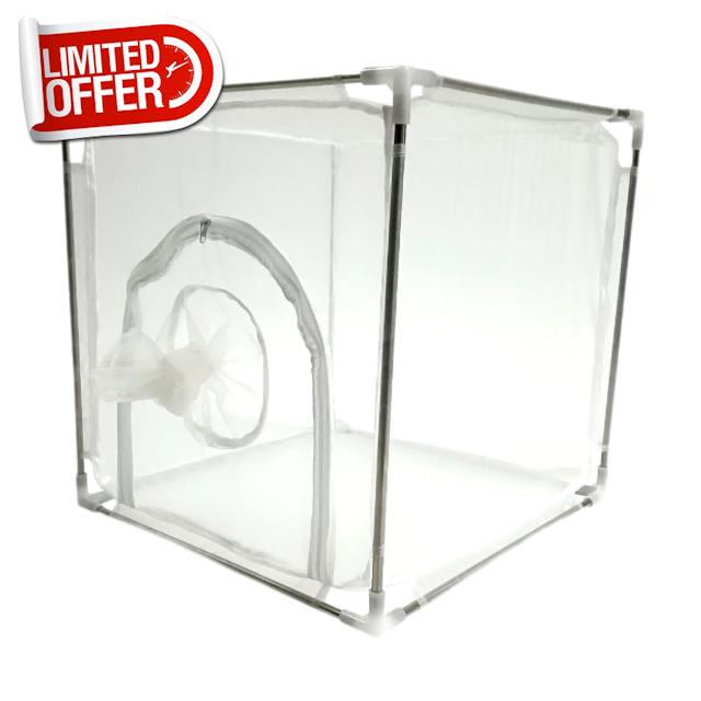 FewNvWa Butterfly Habitat Mesh Cage House Container for Backyard Garden Caterpillars