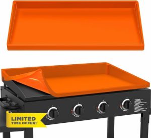 Silicone Griddle Cover Mat for Blackstone:Grill Accessories Durable Full Wrap-Around Griddle Flat Top Cover Food-Grade Protection Grill Buddy Mat (36in