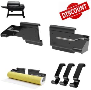 DcYourHome Paper Towel Holder Rack for Traeger P.A.L. Pop-And-Lock Grills Accessory