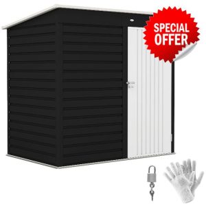 Outsunny 6 x 4ft Metal Garden Shed
