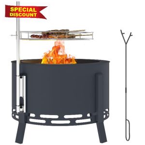 Outsunny Portable Fire Pit