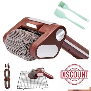 Saker Electric Grill Cleaner Bristle Free