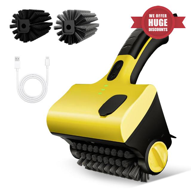 Electric Grill Clean Brush with Liquid Box