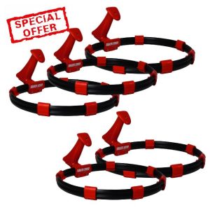 Helping Hand Company 5 Pack Handi Hoop PRO. Lightweight Litter Picking Bag Holder with Clips