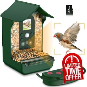 Rkdely Smart Bird Feeder Camera