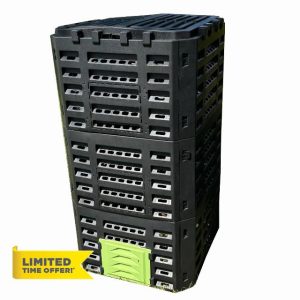 500 Litre Plastic Garden Composter Compost Bin (65cm x 120cm)