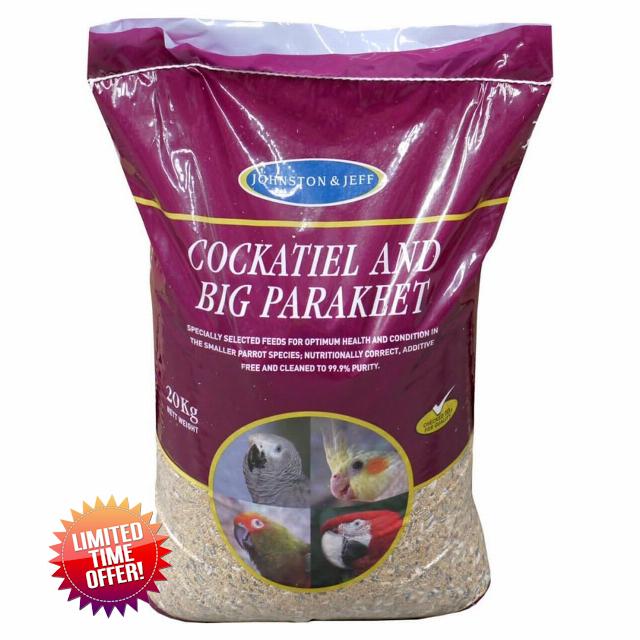 Premium Parakeet Seed Mix – 20 kg Natural Bird Food for Budgies