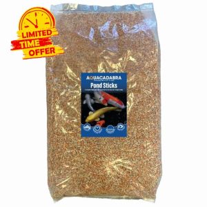 Aquacadabra Goldfish Koi Balanced Floating Pond Sticks Fish Food 10Kg