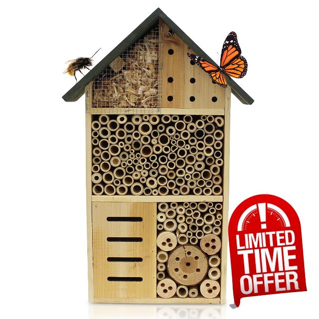 Muntel Insect Hotel - Natural & Weatherproof