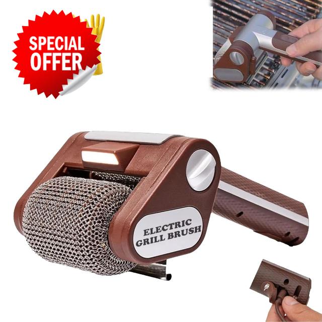 Saker Electric Grill Cleaner Bristle Free