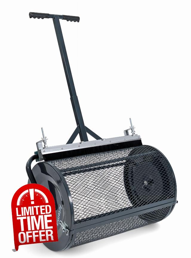 ARTEMIS UK Compost Spreader 24 inch * Heavy Duty * Unique Mesh Clearance System * Super-Strong Side Clasps