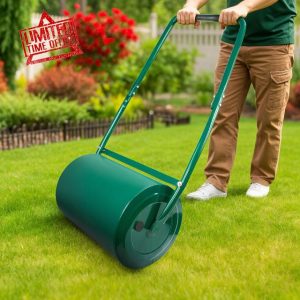 Pelle & Sol 30L Lawn Roller Heavy Duty – Garden Lawn Roller Water Filled or Sand – Soil and Grass Rollers