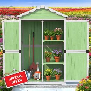 LANTRO JS Garden Tool Shed