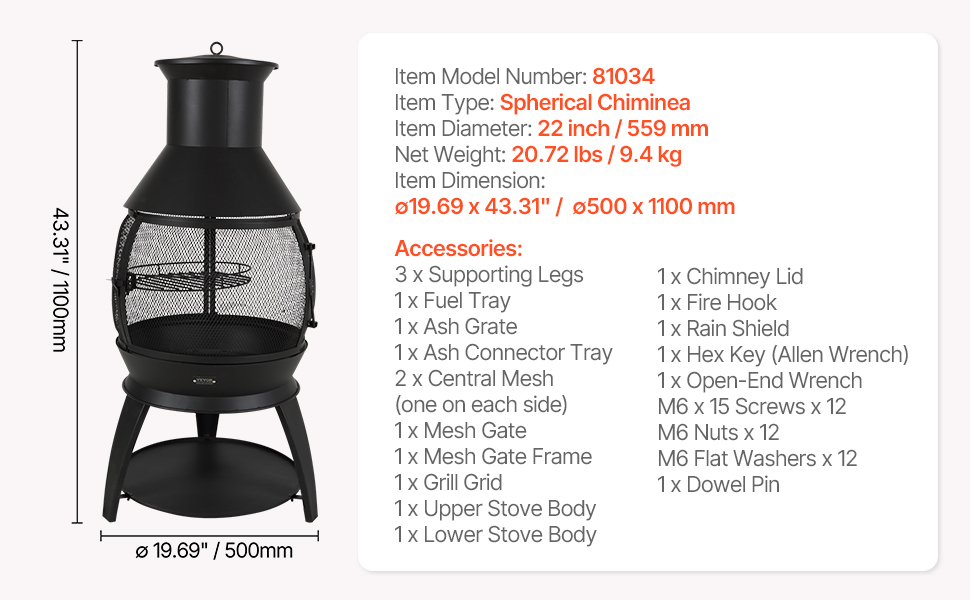 outdoor chiminea fireplace
