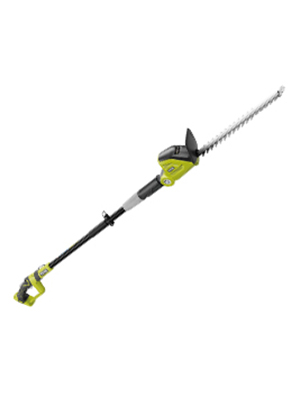 ryobi, one+, cordless , pole hedge trimmer