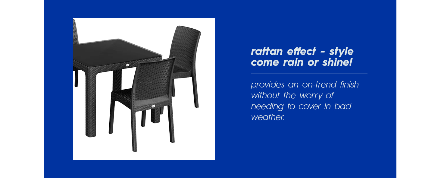 Harbour Housewares Polypropylene Patio & Garden Furniture