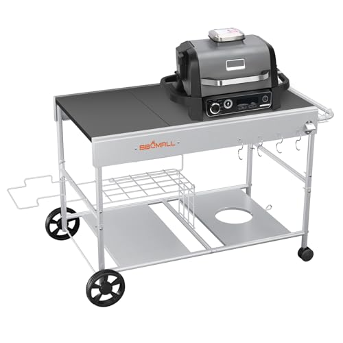 128 x 64 x 78 cm Rolling Kitchen Trolley