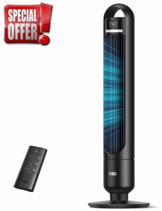 Dreo 28dB Silent Tower Fan for Bedroom